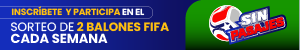 sorteo de 2 Balones FIFA cada semana